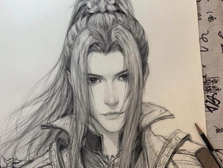 唐三绘画全过程,快来补课 #随手画 #唐三