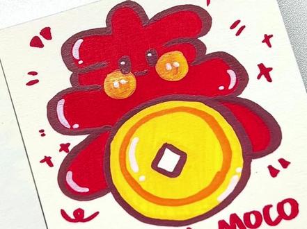 丙烯马克笔|30秒学会超简单可爱春字简笔画!#丙烯马克笔 #丙烯马克笔绘画 #简笔画教程 #手抄报素材 #慕多星丙烯马克笔