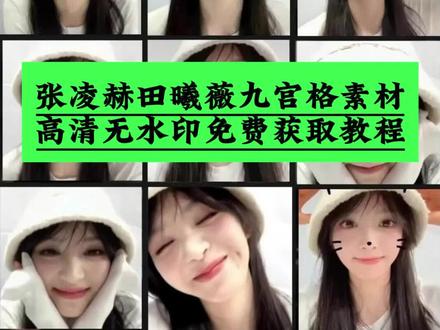 张凌赫田曦薇九宫格无水印素材#张凌赫九宫格#田曦薇九宫格素材#逐玉#剪映