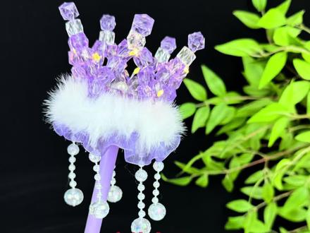 立体皇冠视频教程来啦#手工教程 #手工diy #魔法棒