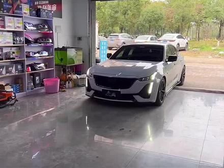 听说半夜回家车灯不够亮?#凯迪拉克ct5 #玉林 #车灯升级 #玉林车威车灯升级