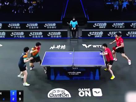 莎头发生什么了?WTT太原站混双落败林诗栋蒯曼,表情严肃无交流#莎头 #动漫组合 #国乒