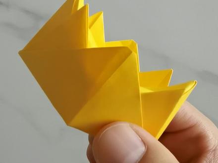 👑一张纸的加冕仪式👑#创作灵感#折纸#折纸教程#皇冠