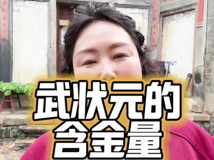 武状元的含金量 #历史#故事#江西#状元#武术