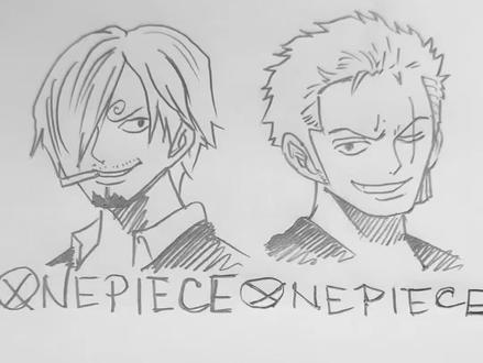 1分钟学会画山治,简笔画教程来咯! #真实生活分享计划 #海贼王#山治#零基础绘画#绘画教程 每日一画