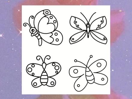 4种不同的蝴蝶简笔画,简单又好看,自己动手画一画吧!幼教必备 #简笔画 #简笔画教程 #儿童简笔画 #创意简笔画 #幼儿教育 #可爱简笔画 #幼儿简笔画 #创意美术 #育儿 #幼儿园简笔画