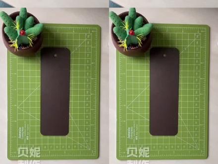 8分钟画张书签,less is more#书签 #简笔画 #画画