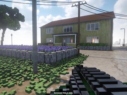 多功能激光枪演示,闪电球轨道炮破坏房屋,超解压游戏 #我的世界 #teardown #模拟游戏 #解压#拆毁