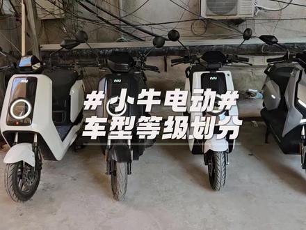小牛今年新品的车型等级划分 #小牛电动