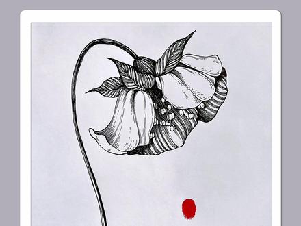 一个扇形就能画好这幅画,不信你试试!#一起学画画 #绘画过程 #绘画 #绘画练习 #画画 #手绘 #零基础学画画 #插画 #绘画教程 #热门 #手绘 #花卉绿植 #线稿