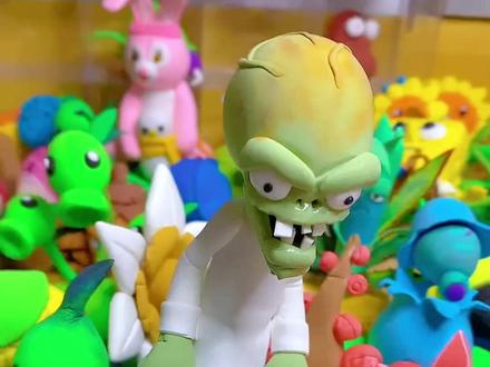 #粘土 #植物大战僵尸 #超轻粘土 #粘土手工 粘土教程-捏植物大战僵尸僵王博士