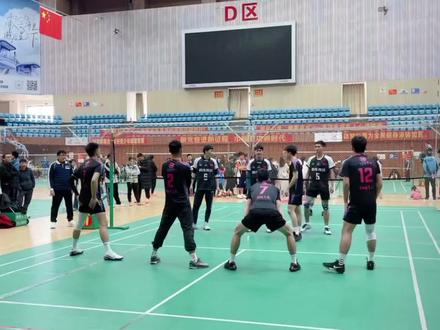 大化县2025年气排球邀请赛男子组半决赛【瑶峰vs木业】