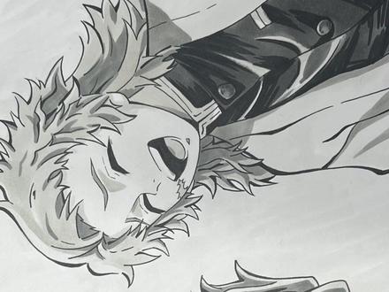 手绘过程|义勇&锖兔
#鬼灭之刃 #锖义 #手绘