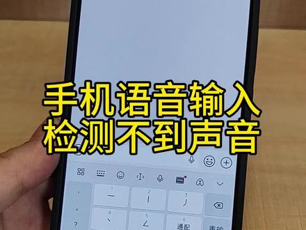 手机语音输入检测不到声音怎么办 #手机使用技巧小技巧 #手机数码小技巧 #手机使用攻略 #手机使用实用技巧