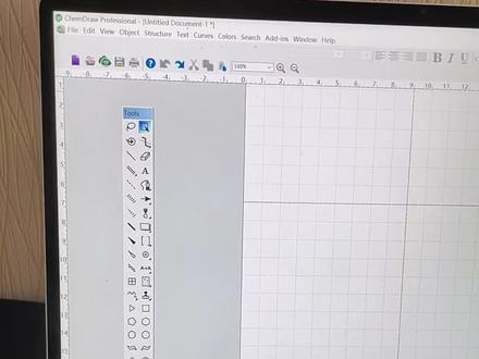 Chemdraw自学打卡第1天:发现里面可以画小动物,感觉很有趣。#chemdraw #科研工具 #每日学习一点点