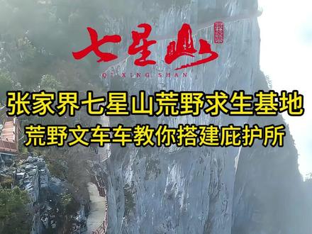 张家界七星山荒野求生基地,开启你的体验之旅#荒野求生决赛八名选手已下山 #荒野求生 #张家界七星山荒野求生基地 @荒野文车车