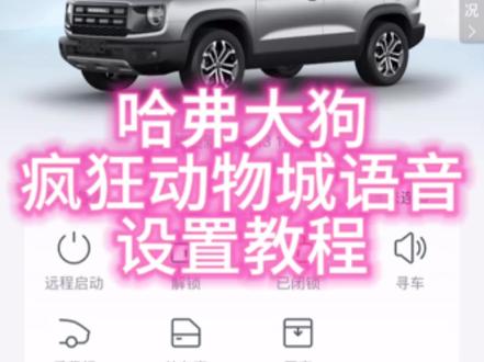 千呼万唤的语音的设置教程来了!
想要语音包的关注下,或者去上一条视频下方评论有原作者#汽车隐藏功能 #秀一波神操作 #哈弗大狗 #这波操作很秀 #我的爱车