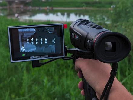 万元内的热成像,为什么选这款?高德TK二代夜视效果测试。#夜视仪 #热成像