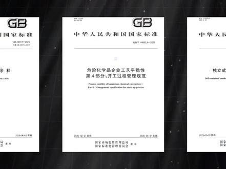 2026年6月新规速递 这些安全标准开始实施 #安全新规 #安全生产 #国标 #特种作业 #安全管理