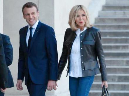 马克龙的妻子比他大24岁,但马克龙待她如初恋。