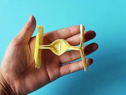 折纸星球大战飞船@抖音小助手