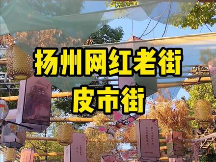 扬州网红老街皮市街一起去逛逛吧#dou来好地方扬州 #扬州 #周末去哪玩 #亲子游玩好去处 @扬州文旅