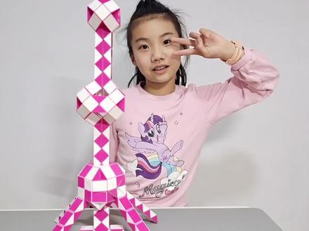 魔尺秀——魔尺变东方明珠塔 #魔尺