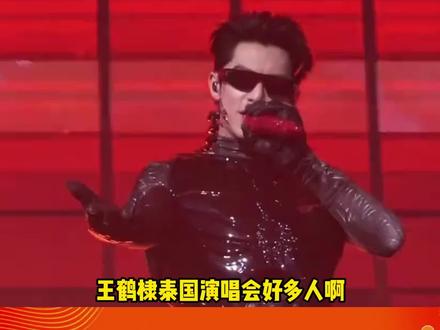 #王鹤棣 泰国演唱会好多人啊,这个上座率好牛!