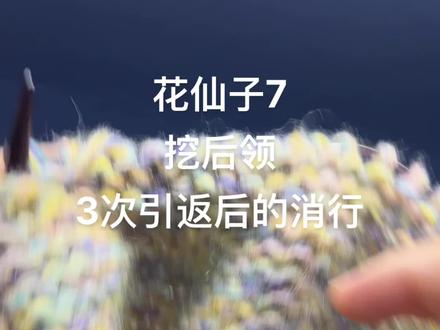 【花仙子7】挖后领及引返后的消行,新手问题,可以不往后领吗?可以。 #悦编织悦生活 #手工编织零基础教学 #