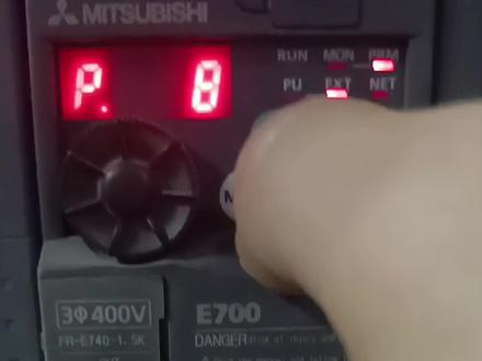 三菱变频器参数设置问题#电工 #变频器