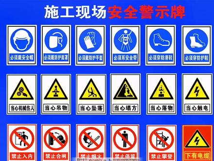施工现场警示牌布置原则及顺序
「建筑实务 每日一背」
#二级建造师 #交通工程