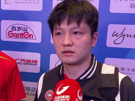 上海队男团决赛对战北京!樊振东:已完成既定目标 决赛不挑对手!#樊振东 #王楚钦 #马龙 #全运会