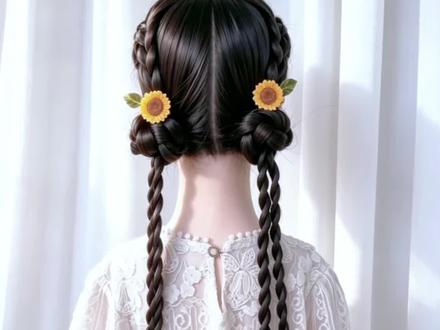 宝妈必学发型,夏日清凉又俏皮的发型来啦,搭裙子搭校服都好看! #夏日发型穿搭公式 #儿童编发 #双辫子编发教程 #可爱辫子编发 #女生发型 宝妈必学发型来咯,适合夏日,清凉又可爱,搭裙子配校服都好看!@DOU+上热门
