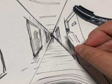 这个特效挺有意思 挺有立体感#用超广角拍出3d立体画