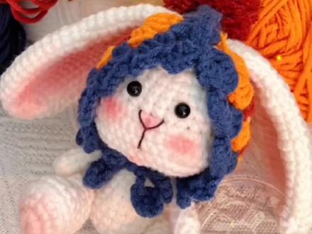 #创作灵感 祖母格兔子新手教程#手工 #教程 #零基础学钩针 #网红兔钩织教程