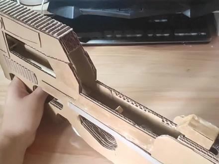 可连发!如何制作p90 #模型 #模型制作 #手工diy #手工制作 #纸模 #创意 #动手制作 #diy