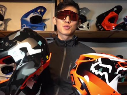 新年新头盔!大幅减重,犀利外形,全新2023 3C版本的FOX V1越野头盔 #越野摩托 #fox头盔 #林道头盔 #越野盔