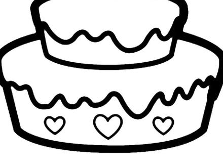 #创作灵感 开学了跟我一起学画画在班上好好表现,儿童生日小蛋糕这样绘画简单又好看#简笔画 #创意美术 #一起学画画 #画蛋糕