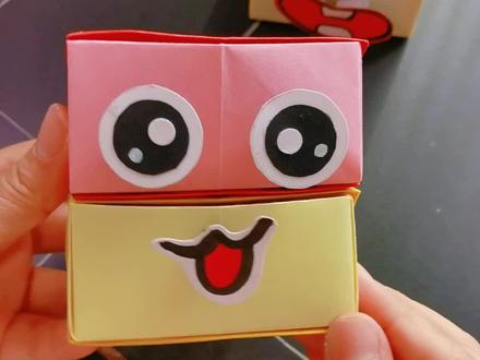 简单易学的收纳盒,动动小手一学就会#亲子手工#儿童手工#儿童折纸#自制收纳盒#手工折纸