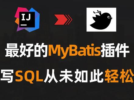 【IDEA】最好的MyBatis插件 写SQL从未如此轻松 #IDEA #Java #程序员 #插件 #代码