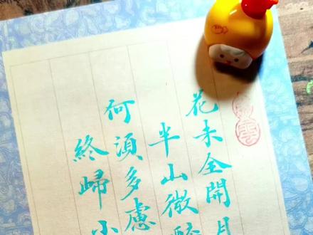 “何须多虑盈亏事,终归小满胜万全”
#见字如面 #诗词#传统文化#古风手写#小楷