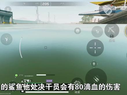 鲨鱼处决深蓝不会掉血#三角洲行动