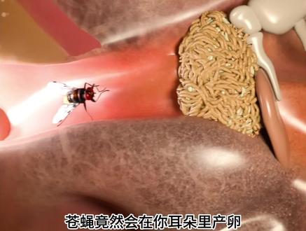 恐怖的蝇蛆病!#科普 #科普动画