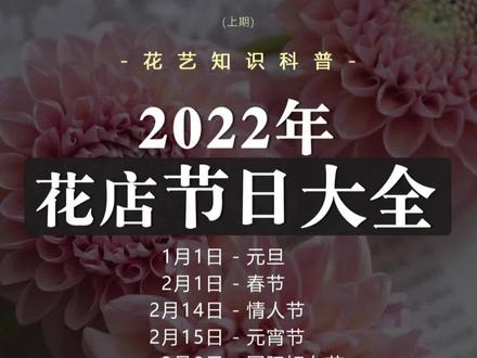 花艺知识科普1️⃣1️⃣2022年花店节日大全✅|||花店人必看👏
点赞收藏关注🉑
✅1月1日-元旦
打版新年的第一束花
✅2月1日-春节
年宵花、福桶、新年盆景、新年花束、新年手提花篮
寓意辞旧迎新、招财纳福
✅2月14日-情人节
玫瑰花束、巧克力花束、提前打版情人节花礼
各大线上平台进行预热,需要提前订购花材,不然时间临近时间会贵的飞起
✅2月15日-元宵节
打版一些红色系花束、乒乓菊花束
✅3月7日-女生节/女神节
✅3月8日-国际妇女节
以单枝花束为主,打造花店爆款
和企业合作花艺沙龙,进行多维创收,打响品牌宣传积累客源
✅3月12日-植树节
鲜花小花树、一些小盆栽
✅4月5日-清明
打版一些扫墓祭祀的雏菊花束、花环
✅5月8日-母亲节
女生最好的保鲜剂就是好心情
一束花送给妈妈,希望月光般浪漫温柔的花,能给妈妈带来幸福
✅5月12日-护士节
今年我们要感恩医护人员,在疫情的这段时间里,是全体医护人员用生命守护着我们,让我们可以如常生活,平安健康
✅5月20日-情人节
永生花没有花粉不会导致过敏,色彩艳丽能永久保存
香水鲜花礼盒、玫瑰花束、满天星花束、手提花盒
提前订购花材,提前联系好物流配送
提前印好花礼预订单、确认好卡片内容
应对投诉态度诚恳,发朋友圈感谢与反馈
✅6月1日-儿童节
儿童节的鲜花主要是表达童趣、童心、回忆、感恩
零食花束、棒棒糖花束、水果花束,近年来乒乓菊、黄金球、绿毛球DIY的一些小花束也特别受欢迎
✅6月7日-高考
马蹄莲寓意:马到成功,金榜题名
绣球又名八仙花寓意:各显神通
向日葵寓意:一举夺魁
大飞燕寓意:自由飞翔
天堂鸟寓意:一鸣惊人
剑兰寓意:步步高升
混搭花束可以加入博士帽元素
✅6月19日-父亲节
打版男士花束、红酒花盒也是不错的选择
花束可以选择蓝紫色系高贵睿智、暗红色则优雅又有魅力
👏喜欢记得点赞收藏关注哦
#花艺培训 #花艺知识 #花店运营 #花店日常 #开花店 #2022年日历 #营销 #花艺 #花店 #花店干货 #花艺师知识分享 #知识科普 #赚钱 #花店节日备战 #节日花礼 #节日礼物