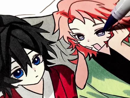 看到锖义我们要说() 下次还想看主包画什么cp?
绘画工具:梅森尼斯马克笔
#手绘 #锖兔 #义勇 #锖义 #梅森尼斯马克笔