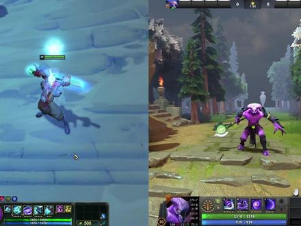 时间刺客艾克与时间领主虚空假面! #lol #dota2