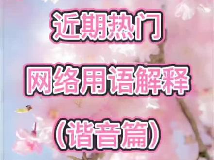 家人们,来了解一下近期流行的网络谐音梗吧~#百亿流量扶持 #涨知识 #每天学习一点点 #知识分享 #康康生活
