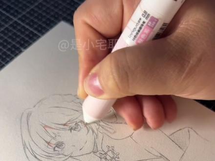 涂大面积真的要慎重 #圆珠笔绘画教程#画画#手绘#绘画