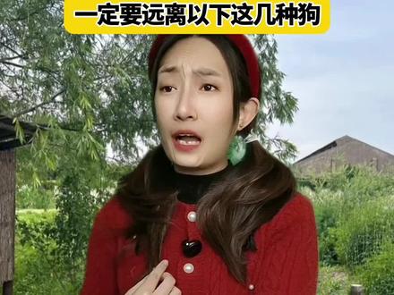 遇到这几种狗狗,一定要远离。#科普 #剧情 #安全 #一人分饰多角