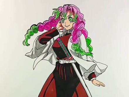 鬼灭之刃角色速绘 #画画 #速写 #动漫手绘 #鬼灭之刃